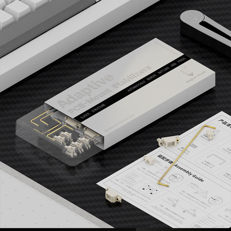 Keyboard Stabilizer Screw In - Designer Studio PCB Screw in Stabilizer