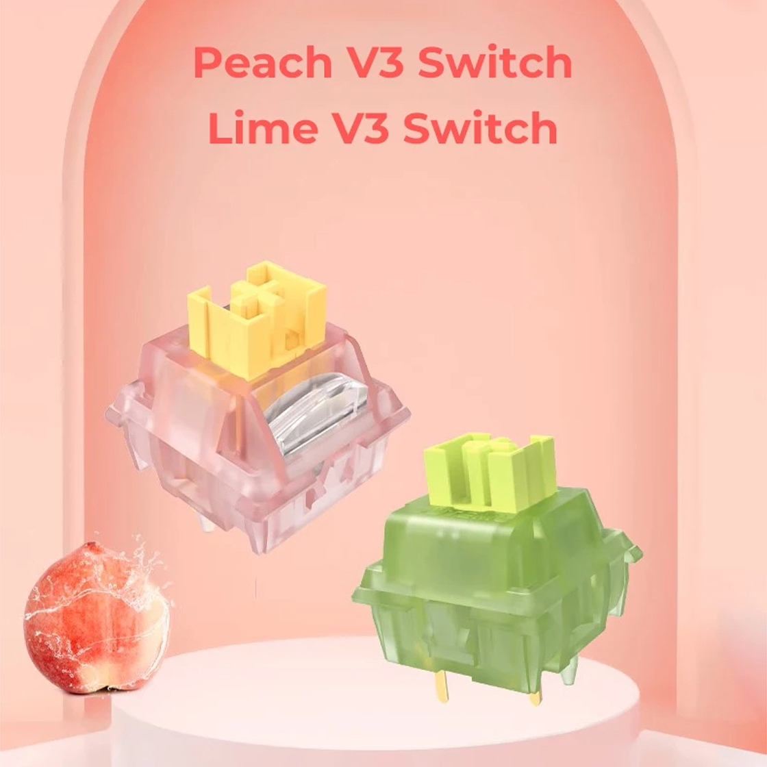 Silent Switch Mechanical Keyboard - Outemu Silent Tactile/Linear Switch Light Guide