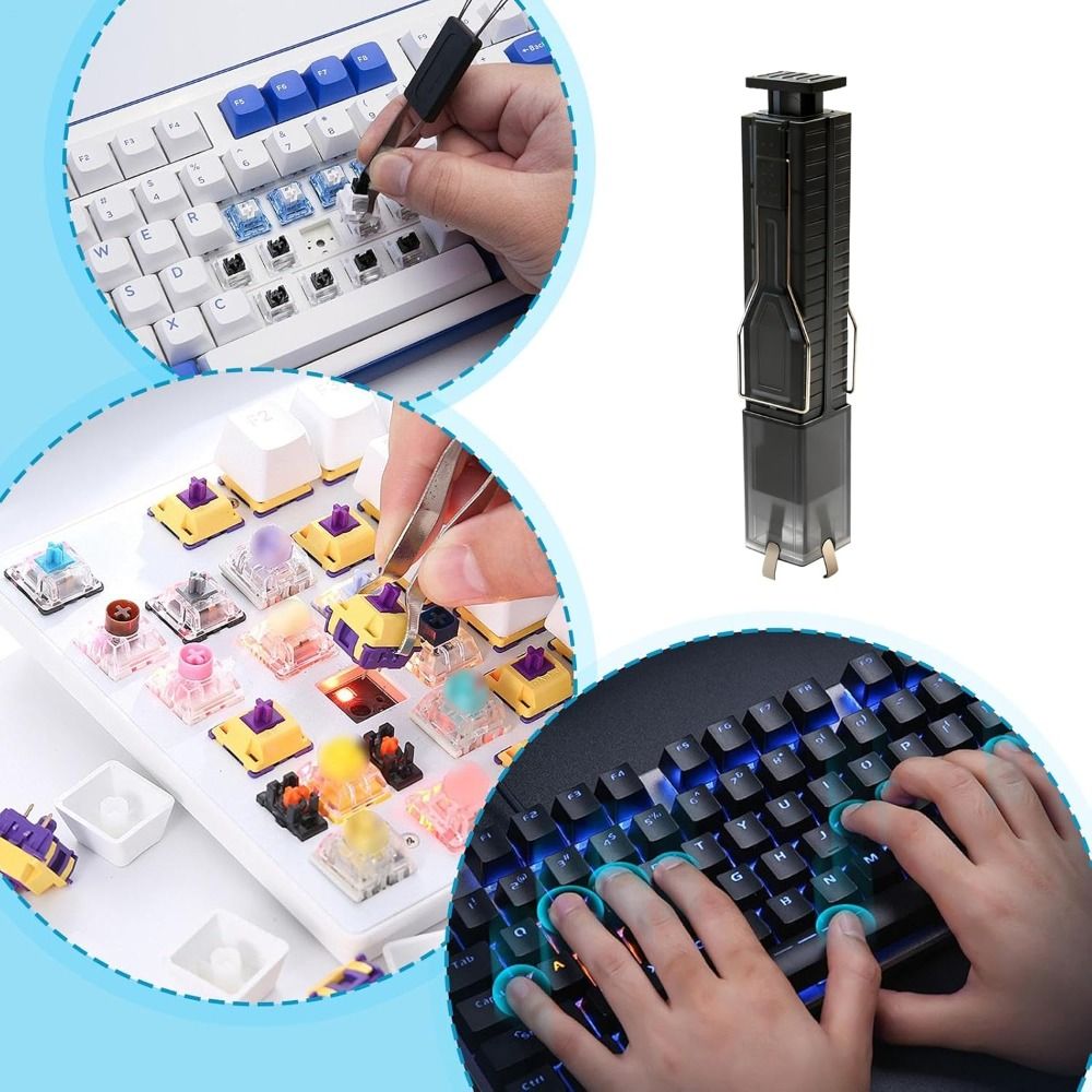 Switch Puller Keycap Puller Kit - 2 in 1 Keycaps Puller Multifunctional