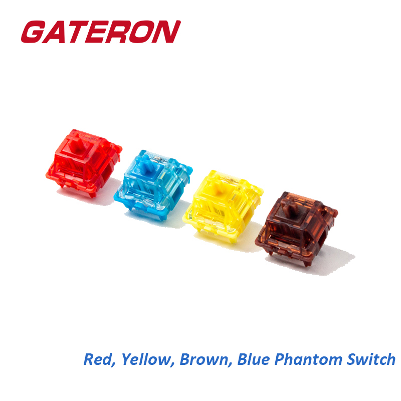 Gateron Switch Linear Tactile - GATERON Phantom Switch Pre-lubed Click Tactile