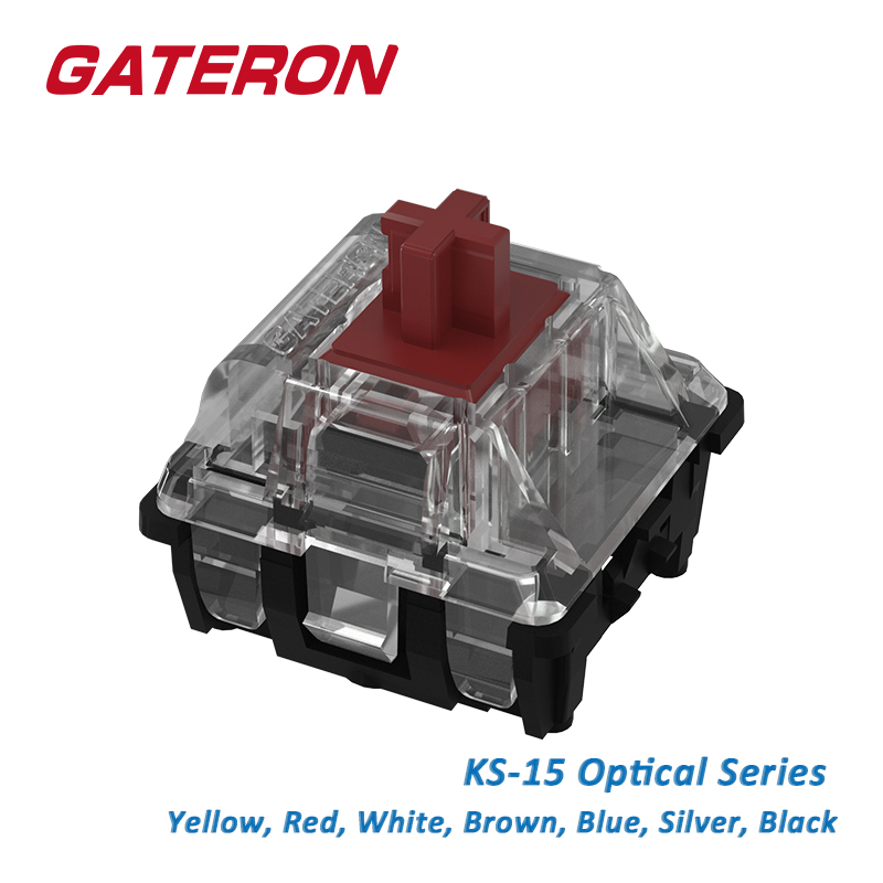 GATERON KS-15 Optical Switch Y - Optical Switch Keyboard Hotswap 评论和价格