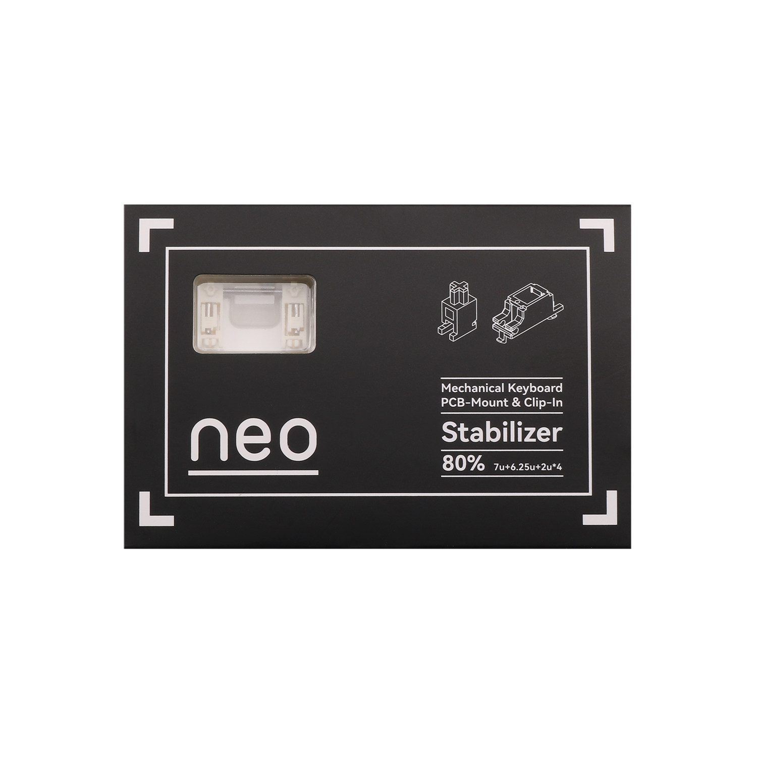 NEO X QK PCB Mount Stabilizer  - Keyboard Stabilizer Screw In 评论和价格