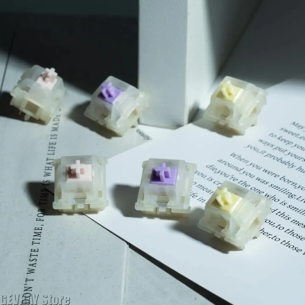 10Pcs/Pack GATERON KS-3X1 Milk - Gateron Switch Linear Tactile 评论和价格