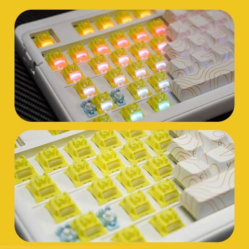 OUTEMU Pear Switch HP Tactile  - Hot Swap Keyboard Switch 5 Pin 评论和价格