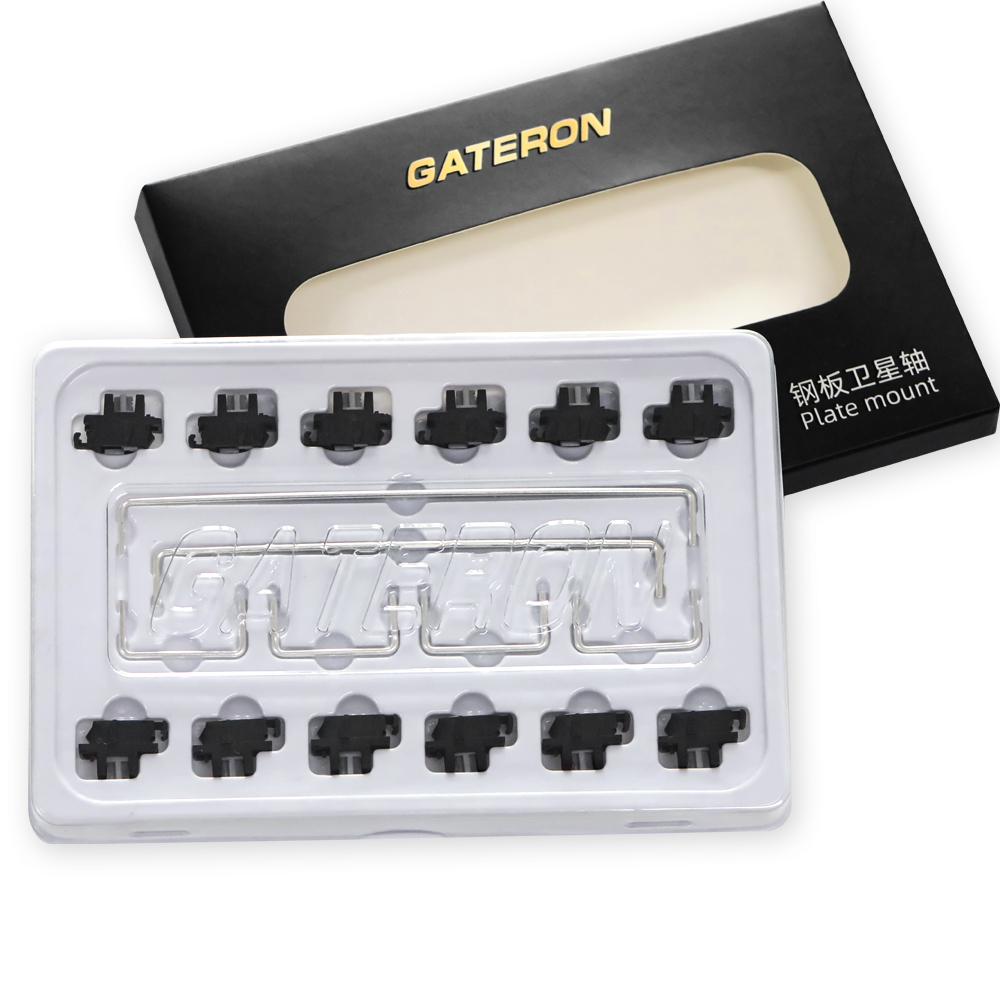 Gateron Black Plate Mount Stab - Keyboard Stabilizer Screw In 评论和价格