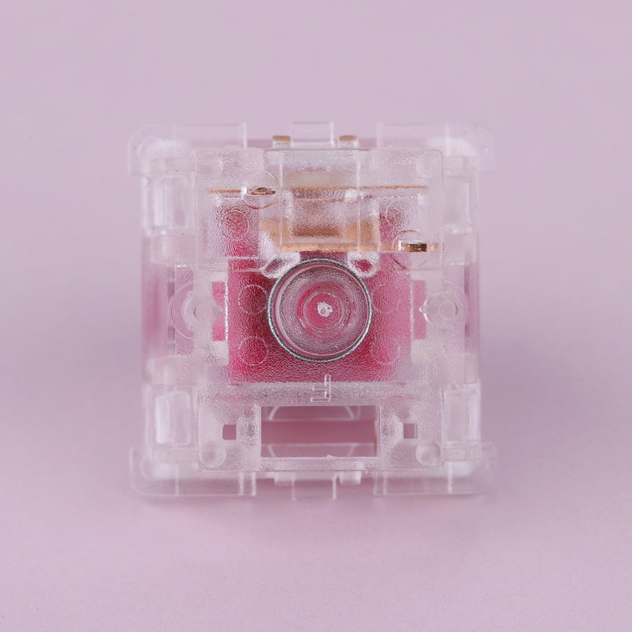 GATERON KS-6 Rose Red Aliaz Si - Silent Switch Mechanical Keyboard 评论和价格