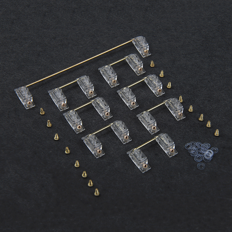 YMDK PCB Mounted Screw-in Blac - Keyboard Stabilizer Screw In 评论和价格