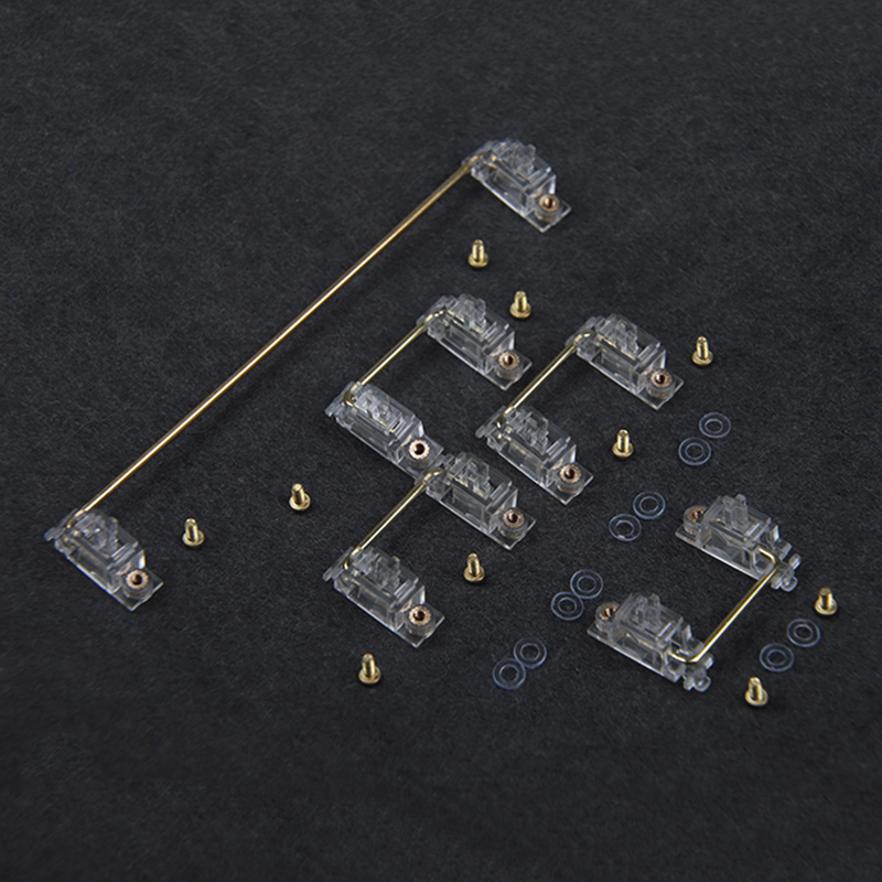 YMDK PCB Mounted Screw-in Blac - Keyboard Stabilizer Screw In 评论和价格