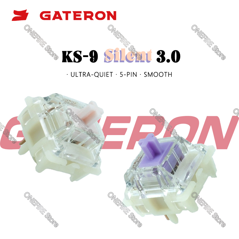 GATERON KS-9 Silent 3.0 Switch - Gateron Switch Linear Tactile 评论和价格